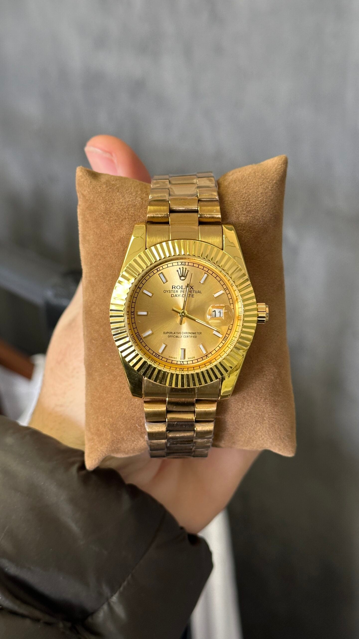 RLX DATEJ DORADO ESLABONES