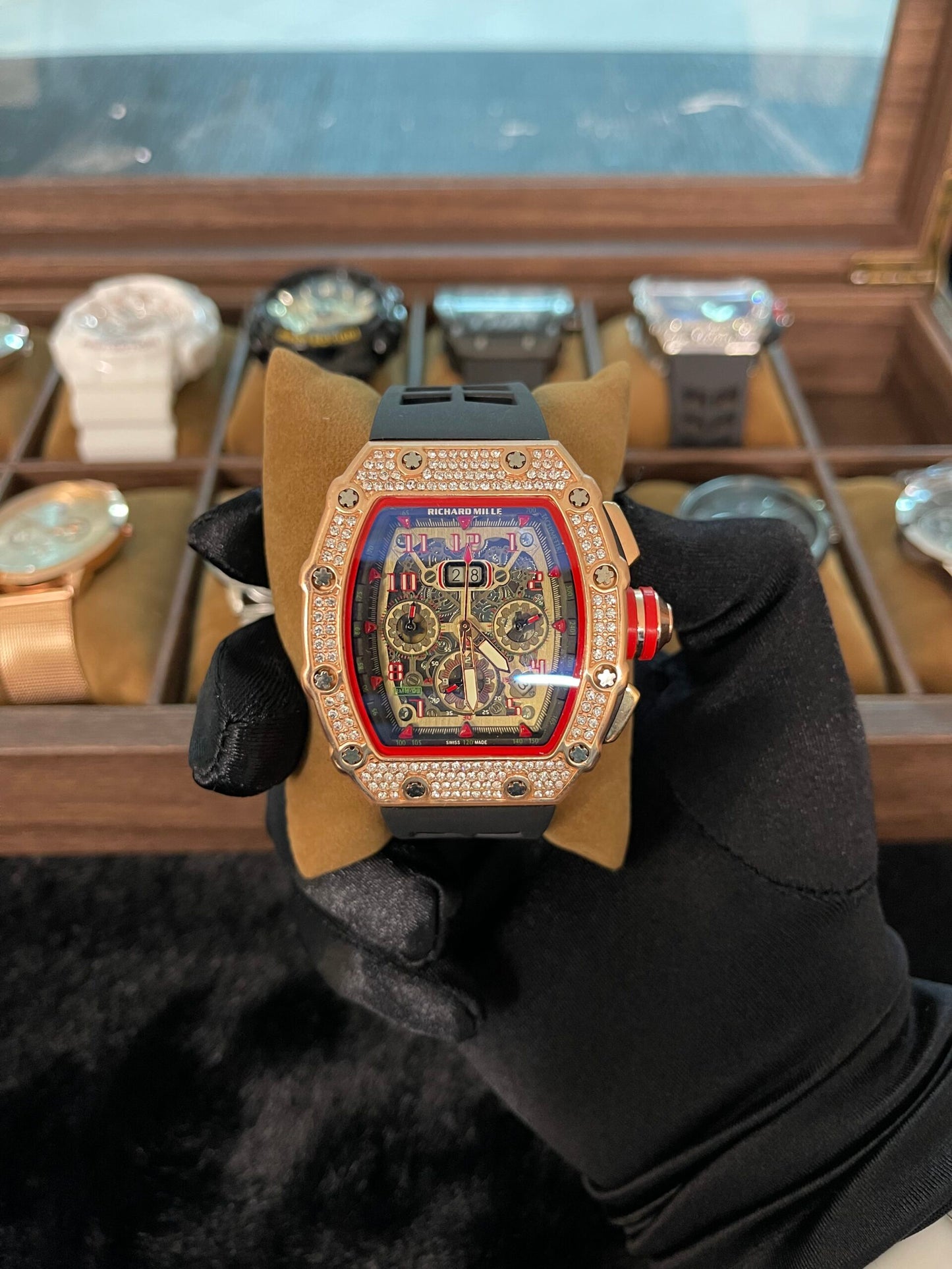 RM BRONCE/NEGRO BRILLANTES