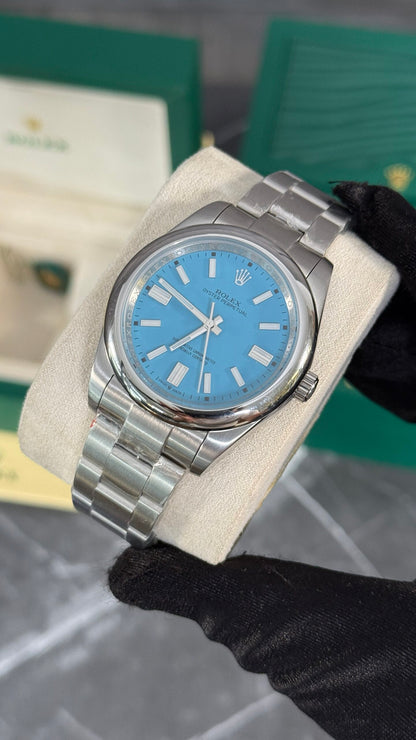 RLX OYSTER PERPETUAL (PLATA/TIFFANY)