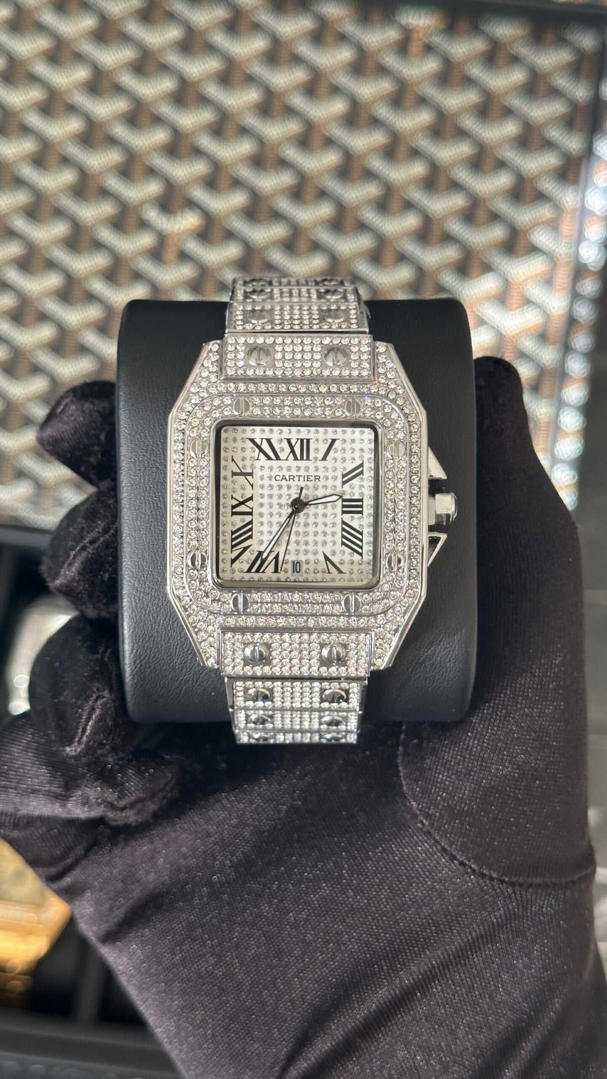 CRT FULL DIAMANTES PLATA