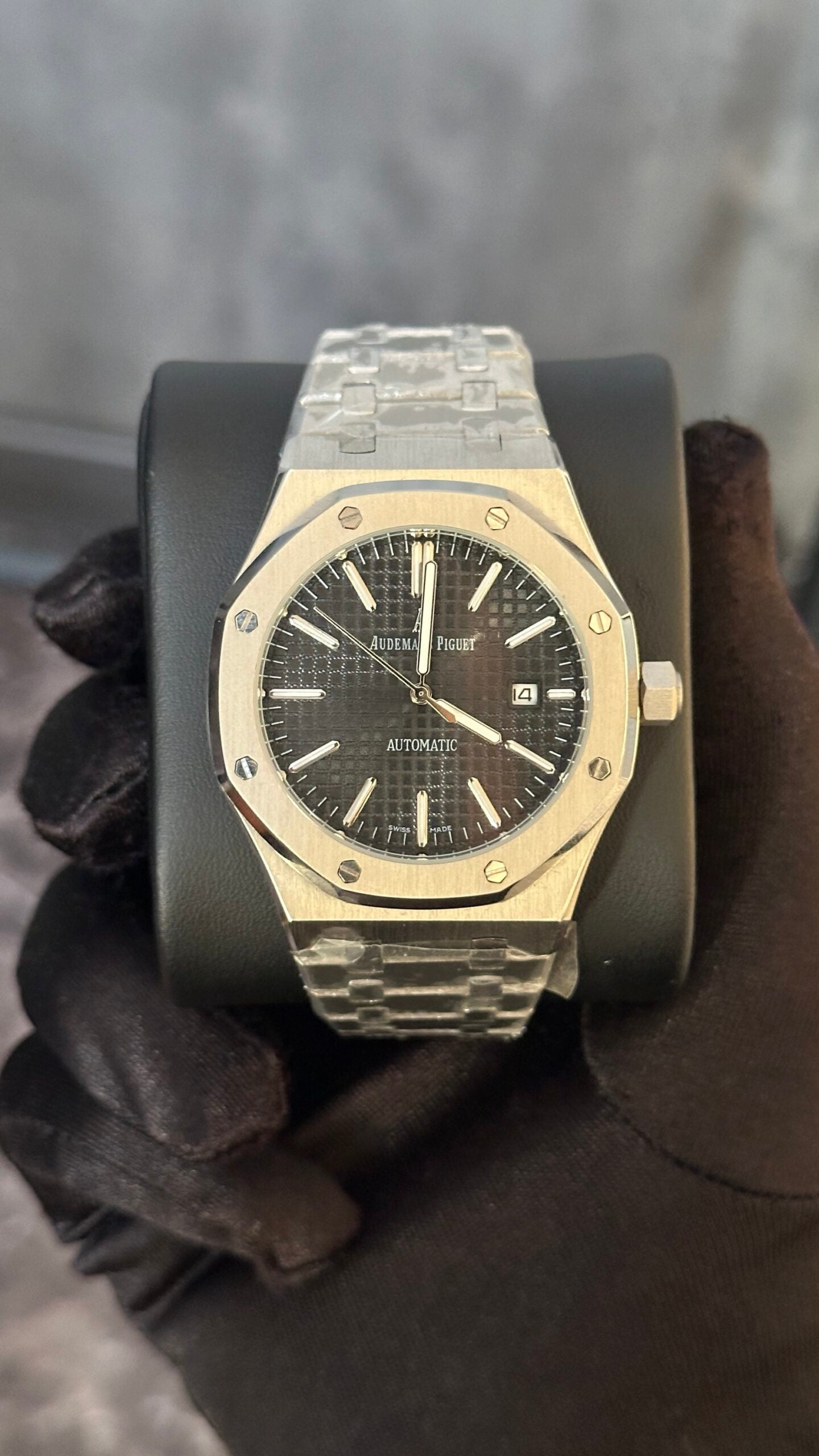 AP ROYAL OAK (PLATA/NEGRO)