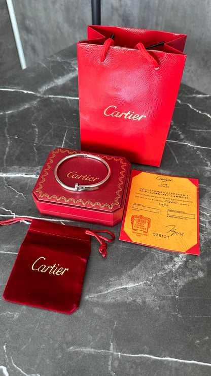 BRAZALETE CLAVO PLATA