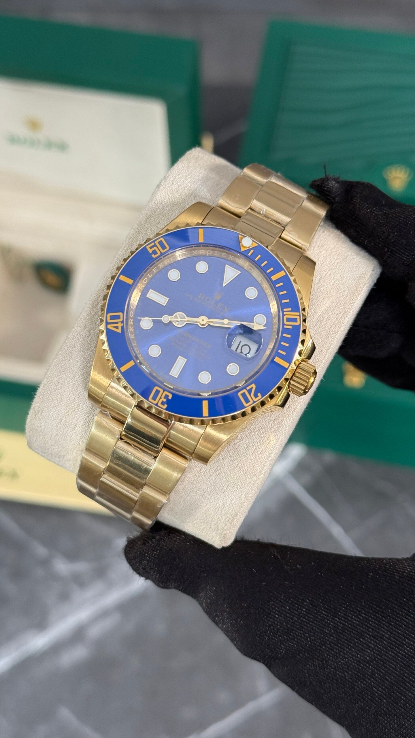 RLX SUBMARINER (ORO/AZUL)