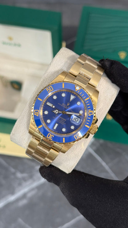 RLX SUBMARINER (ORO/AZUL)