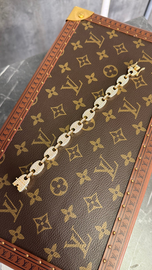 PULSERA BRILLANTES 20CM