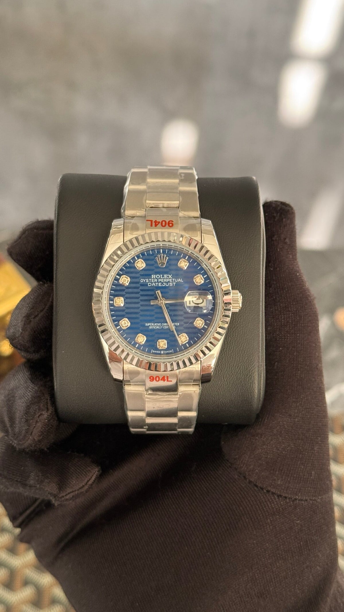 RLX DATEJUST (PLATA/ AZUL+) 36mm