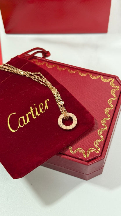 COLLAR CRT ORO ROSA