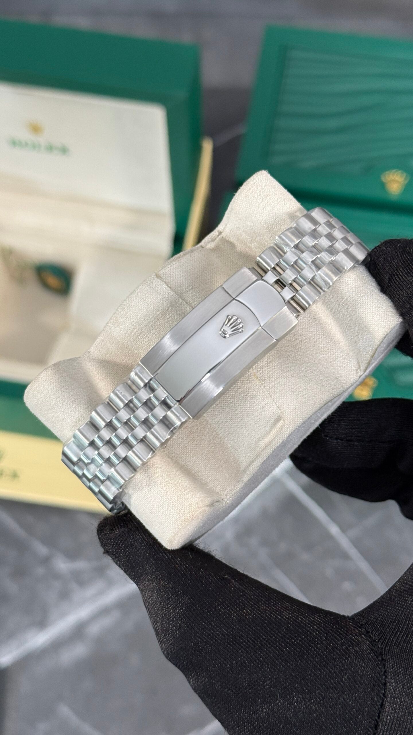 RLX DATEJUST JUBILEE (PLATA/AZUL)