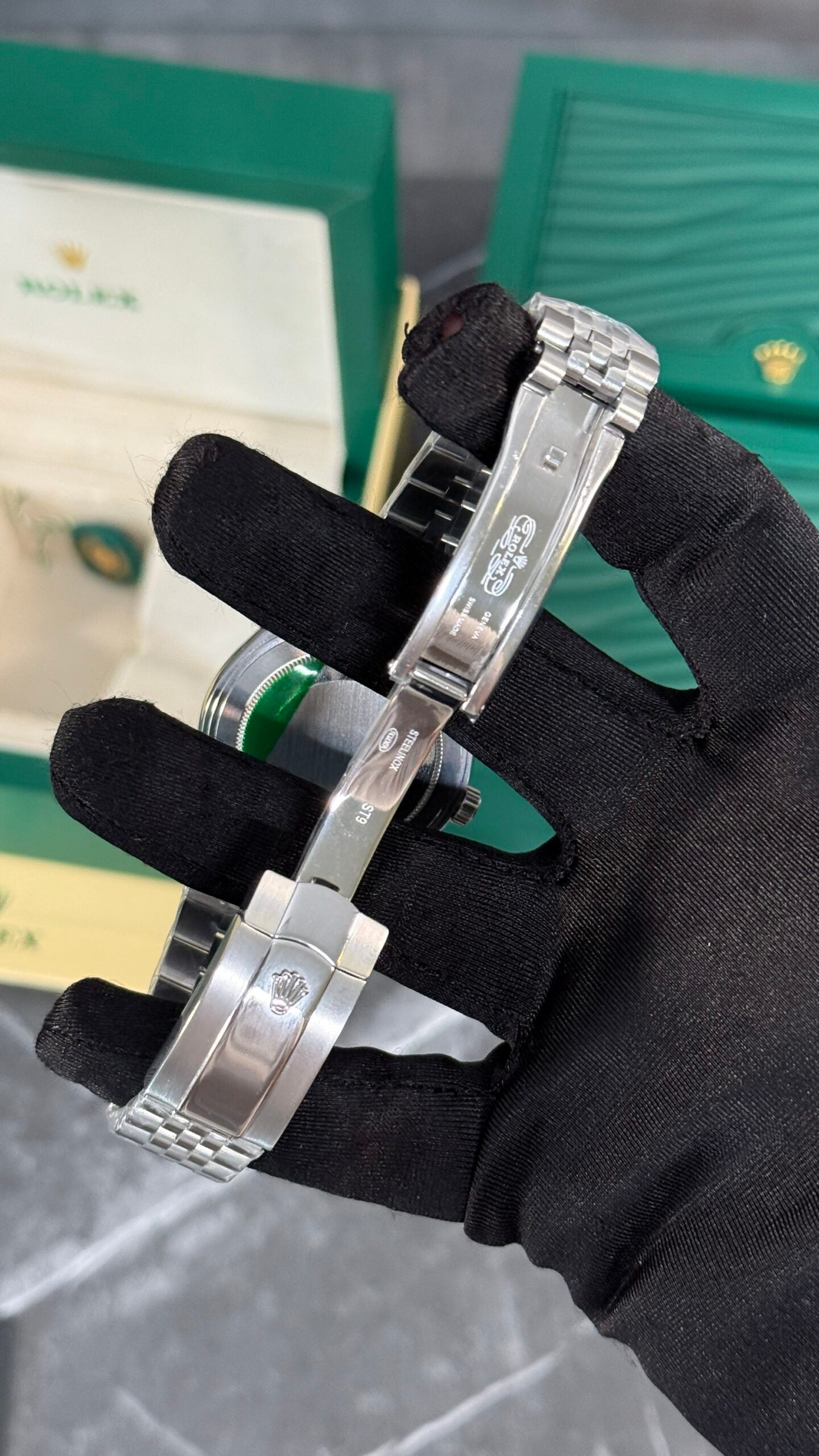 RLX DATEJUST JUBILEE (PLATA/AZUL)