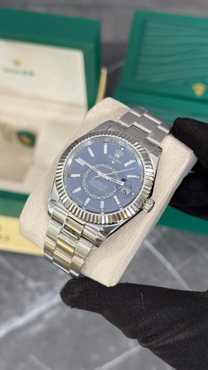 RLX SKY-DWELLER (PLATA/AZUL)