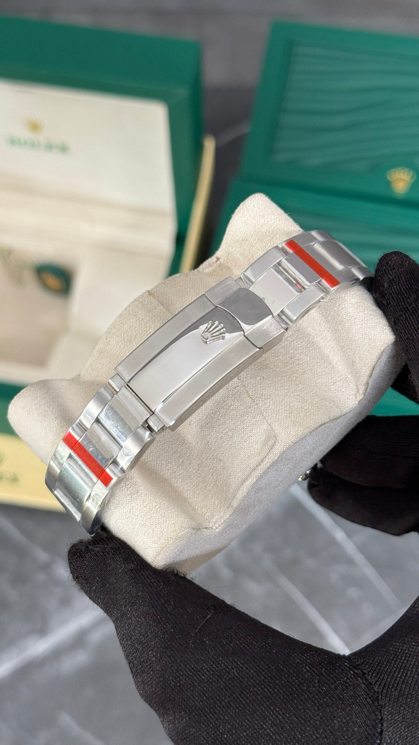 RLX DATEJUST (PLATA/VERDE)