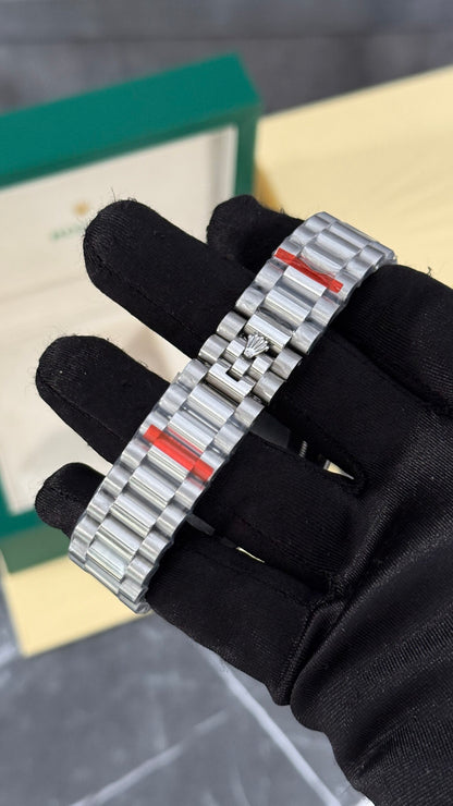 RLX DAY-DATE (PLATA/AZUL CLARO-ROMANO)