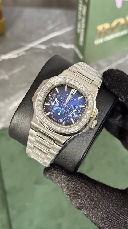 PP PERPETUAL CALENDAR AZUL/DIAMANTES 2