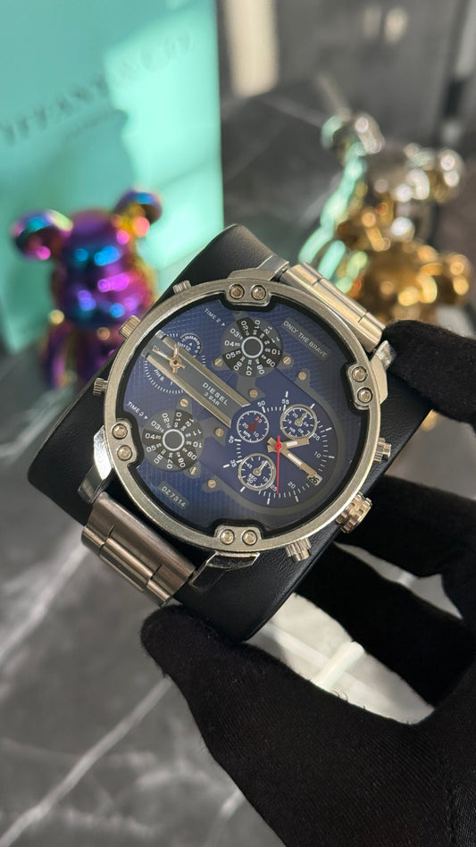 DIES3L PLATA AZUL MARINO