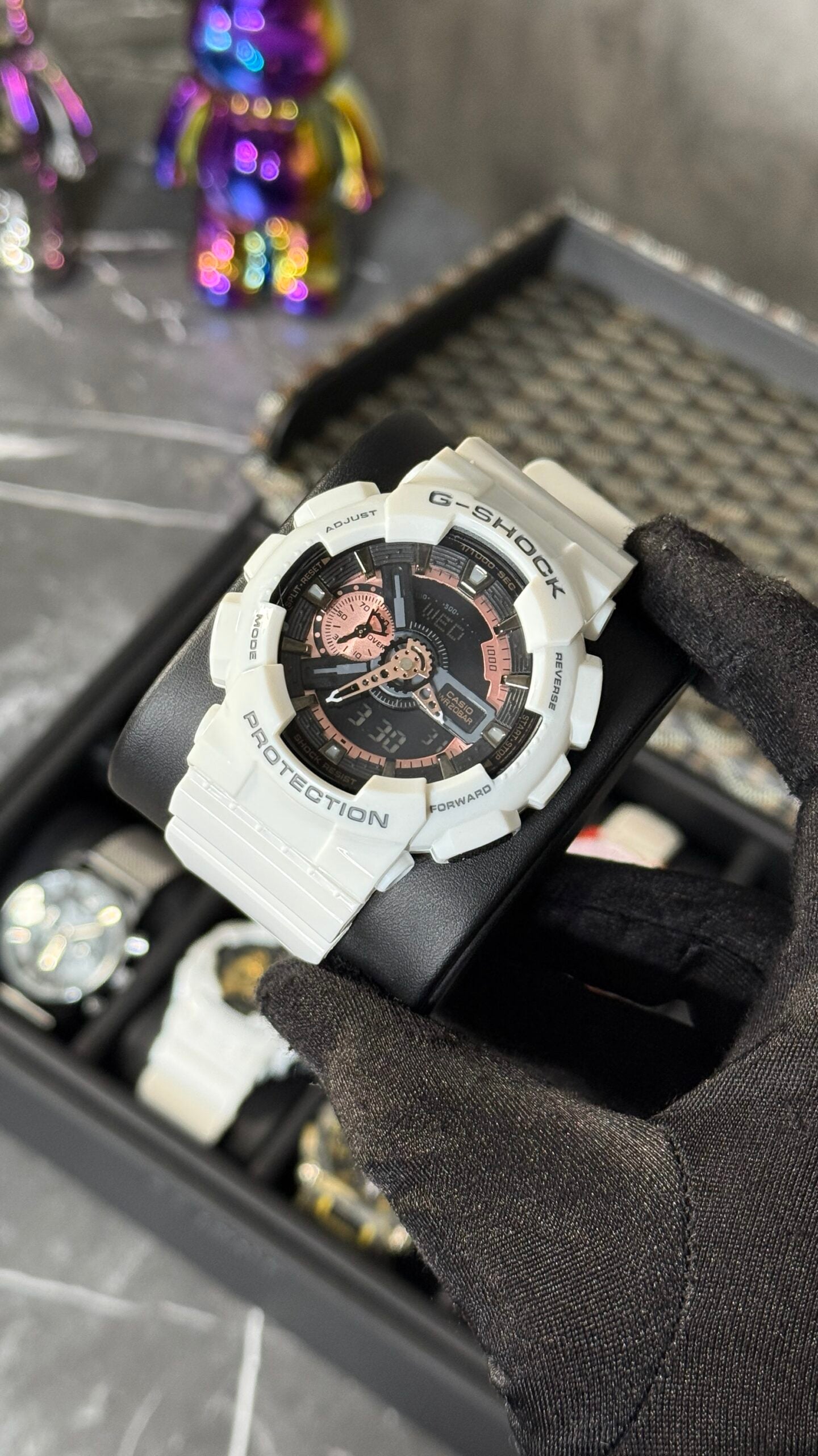 G-SHCK BLANCO/ BRONZE