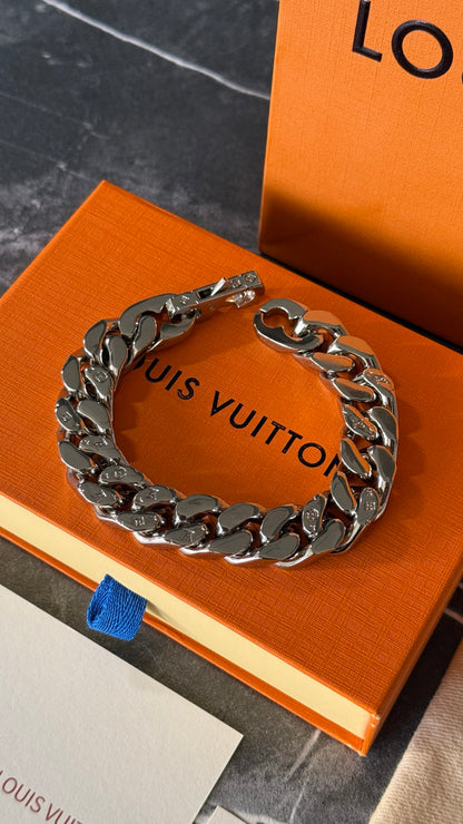 PULSERA LV PLATA TRENZ