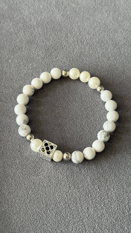 PULSERA MÁRMOL / PLATA