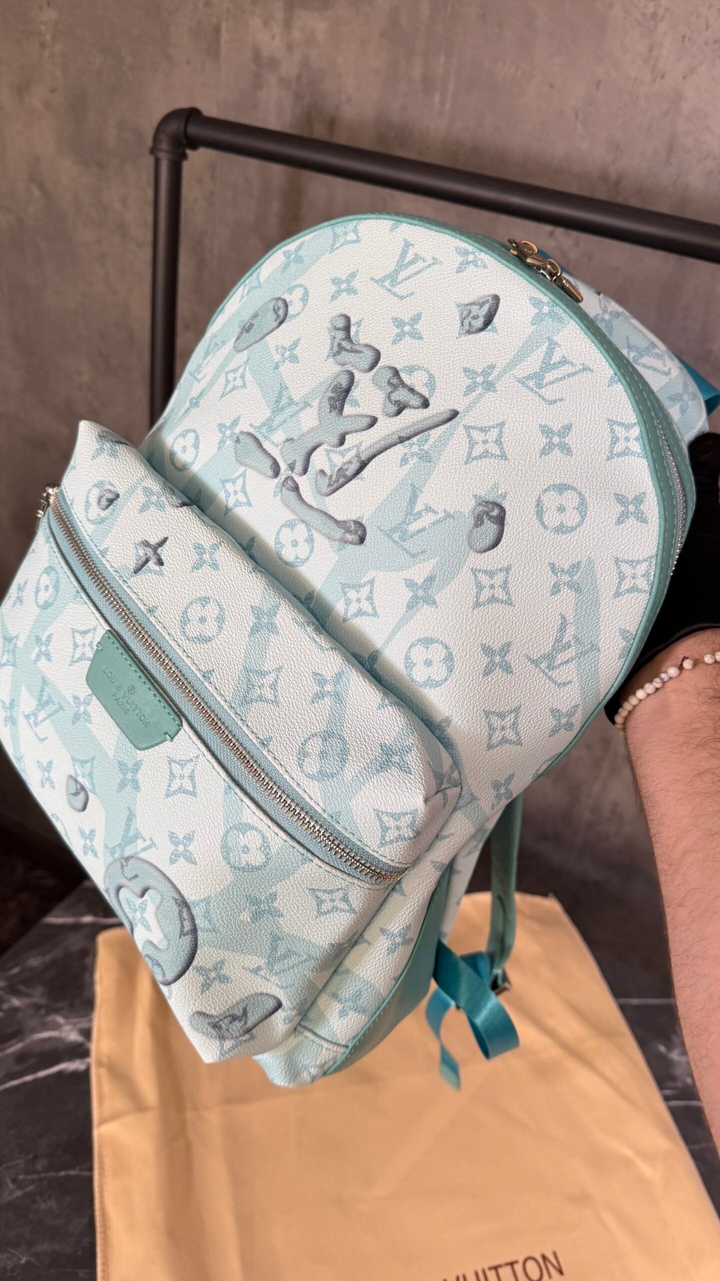 MOCHILA LV AZUL