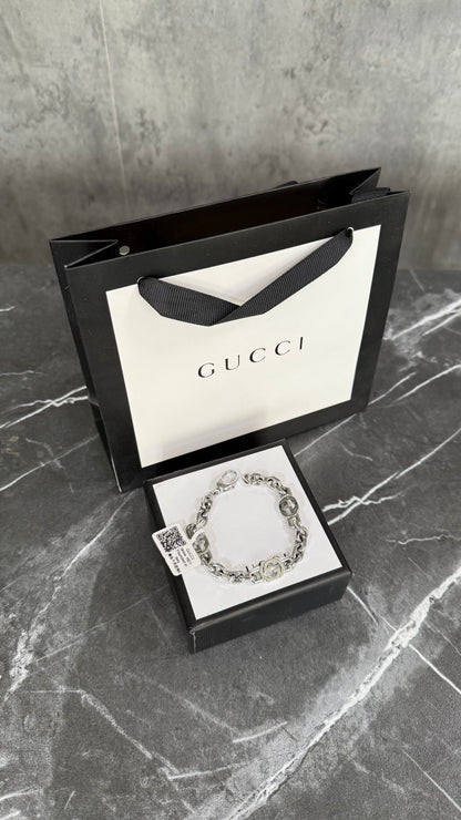 PULSERA GC PLATA ESFERAS
