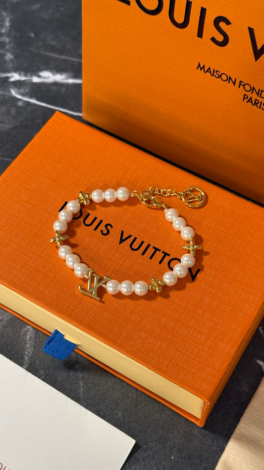 PULSERA LV PERLAS