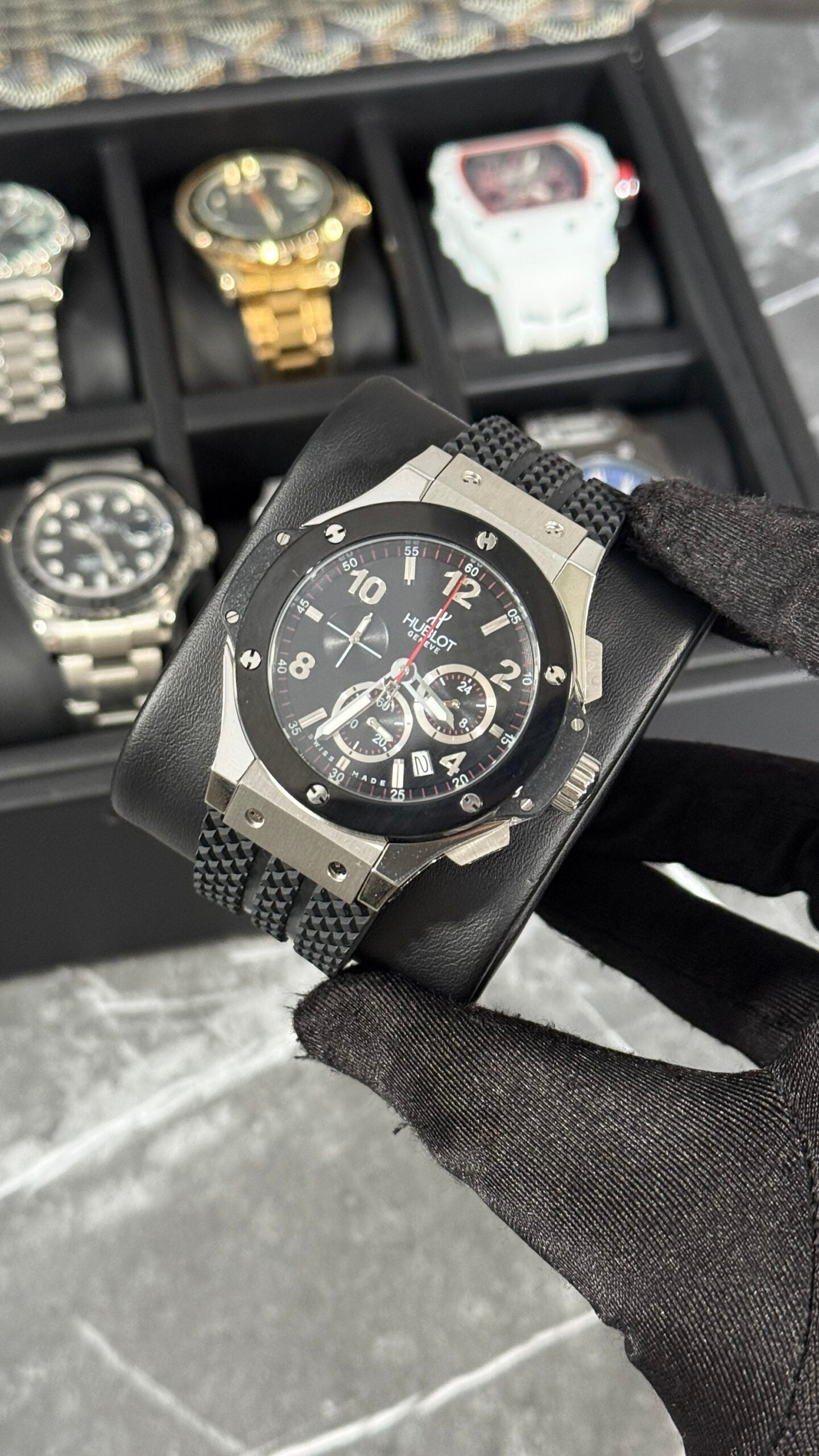 HBLT BIG BANG (PLATA-NEGRO/NEGRO)