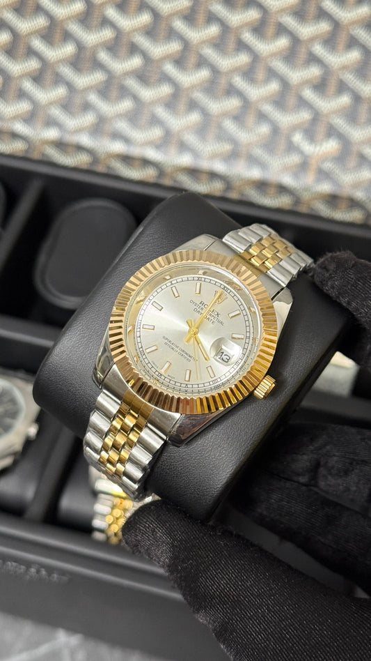 RLX OYS PLATA DIAL / BICOLOR