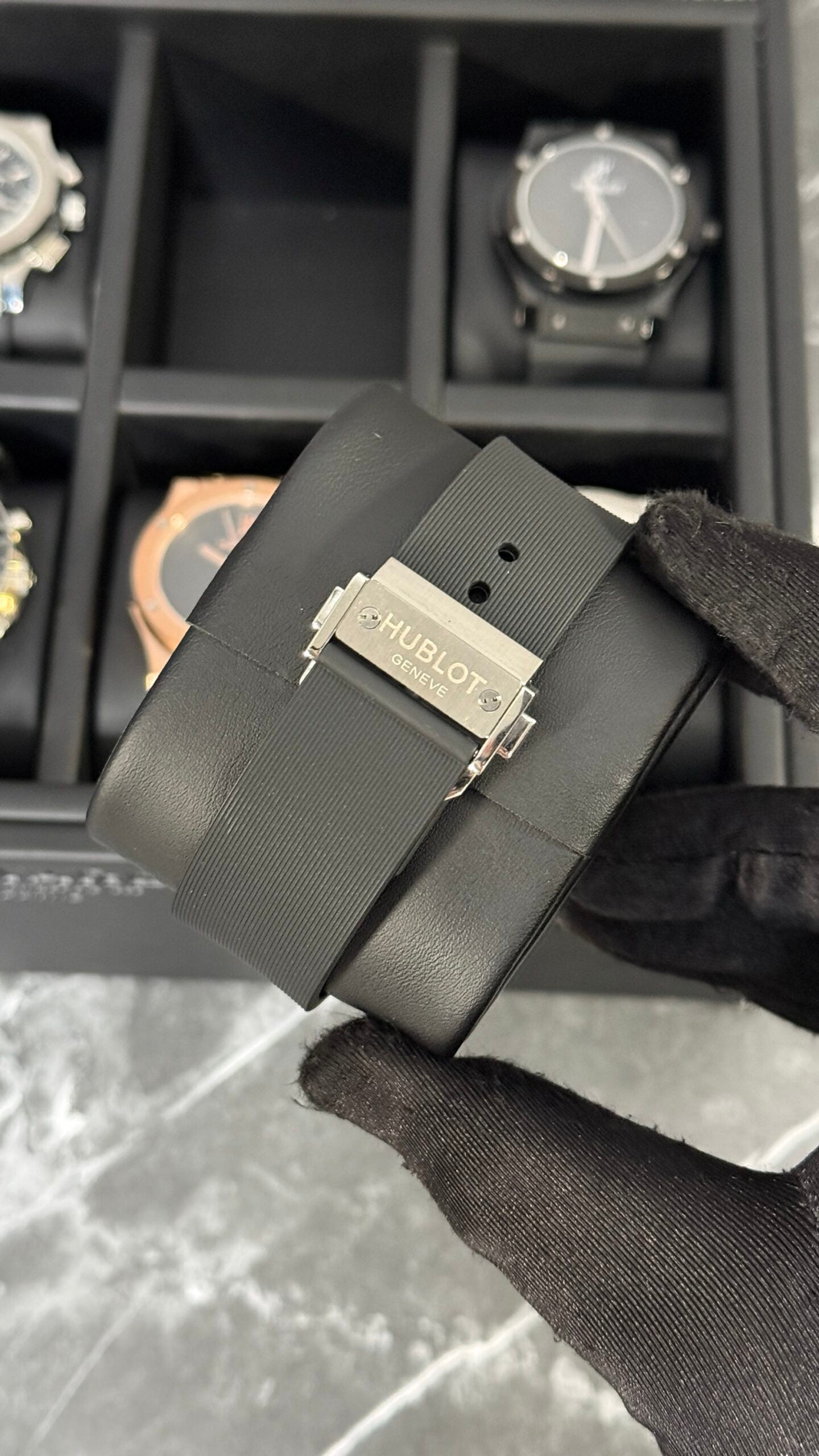 HBLT CLASSIC FUSION CHRONOGRAPH (PLATA/GRIS)