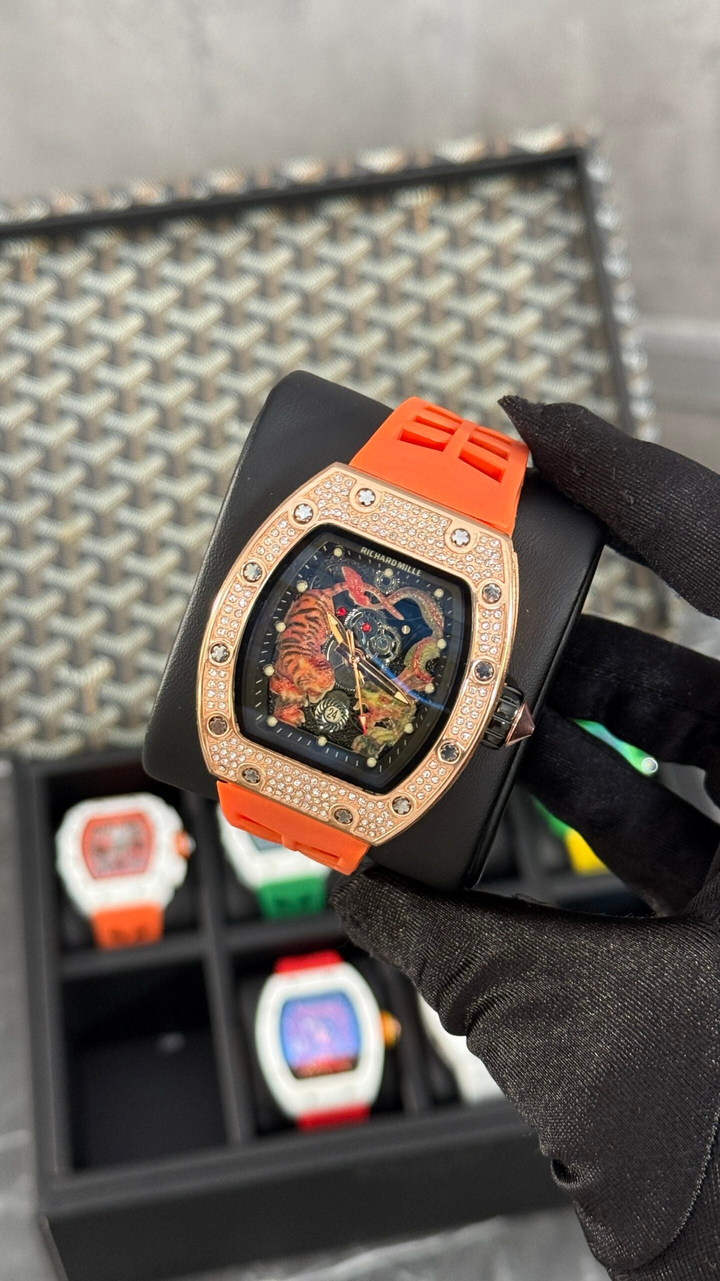 RM NARANJA BRONCE BRILLANTES TIGER