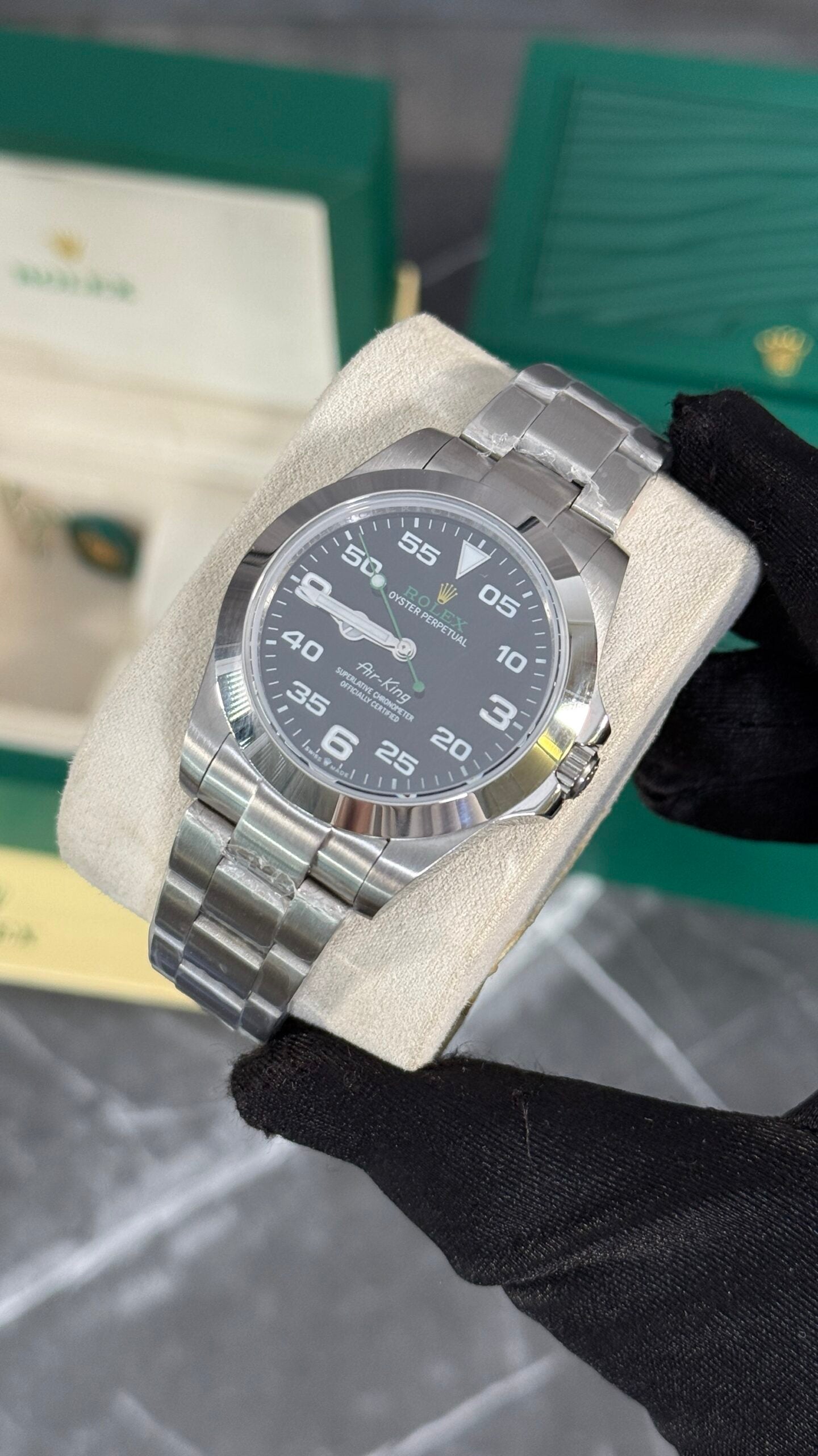 RLX AIR-KING (PLATA/NEGRO)