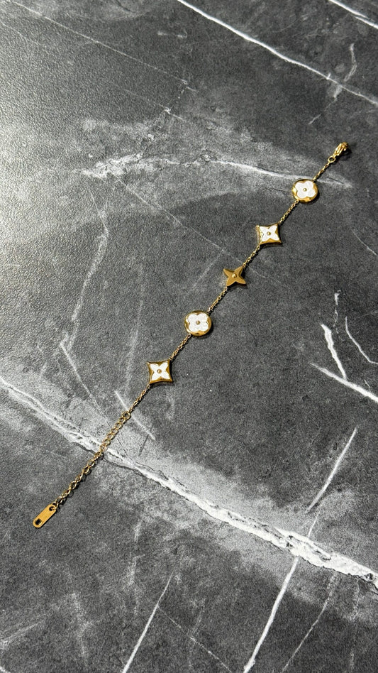PULSERA LV CLÁSICA BLANCO