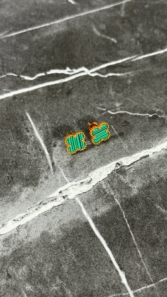 PENDIENTE VERDE ESMERALDA