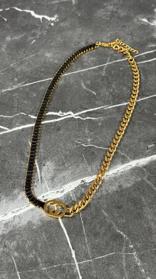 CADENA GG NEGRO / ORO