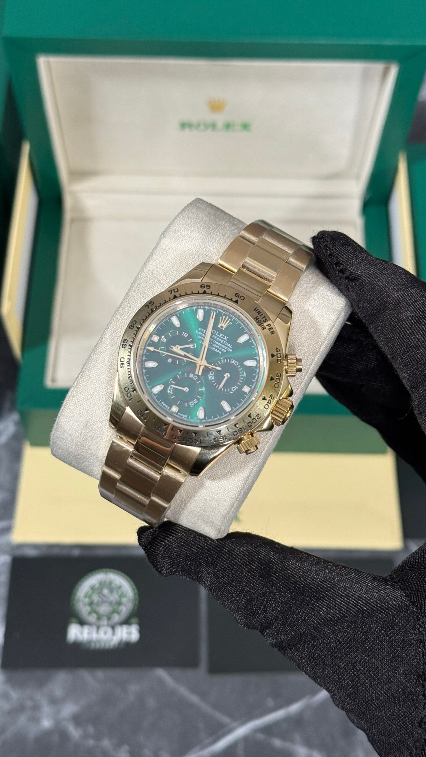 RLX DAYTONA (ORO/VERDE)