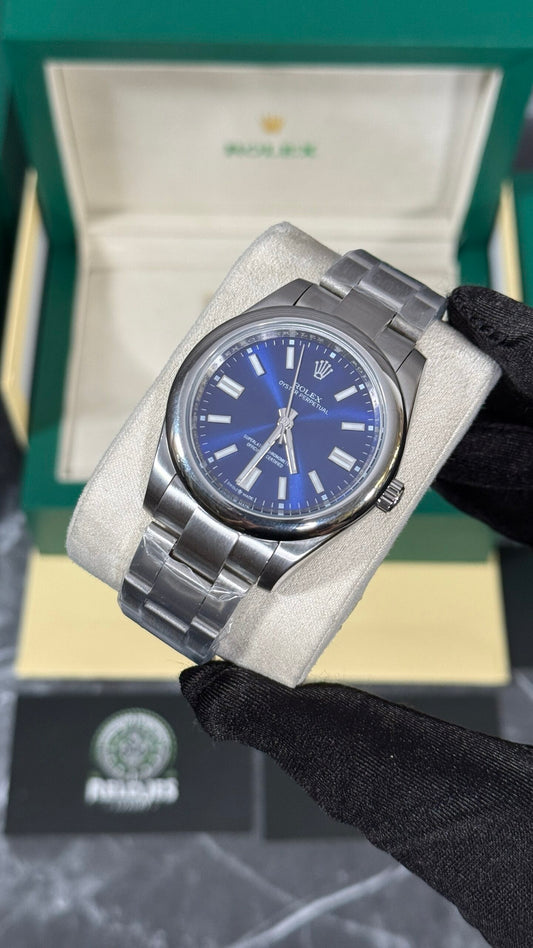RLX OYSTER PERPETUAL (PLATA/AZUL)