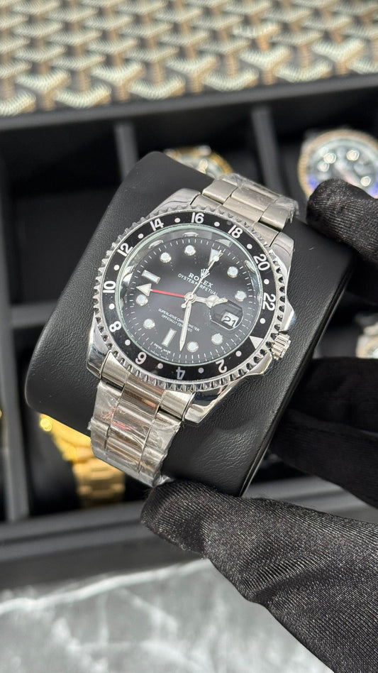 RLX OYS PLATA / NEGRO