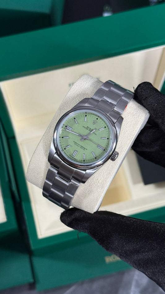 RLX OYSTER PERPETUAL (PLATA/PISTACHO) 36MM