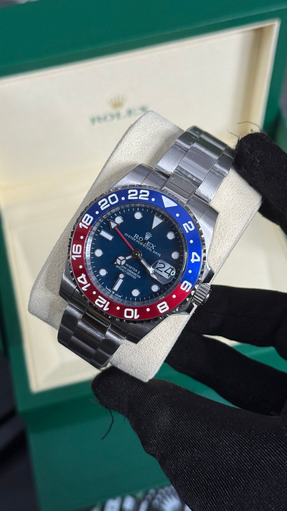 RLX GMT-MASTER II (PEPSI) ESF. AZUL
