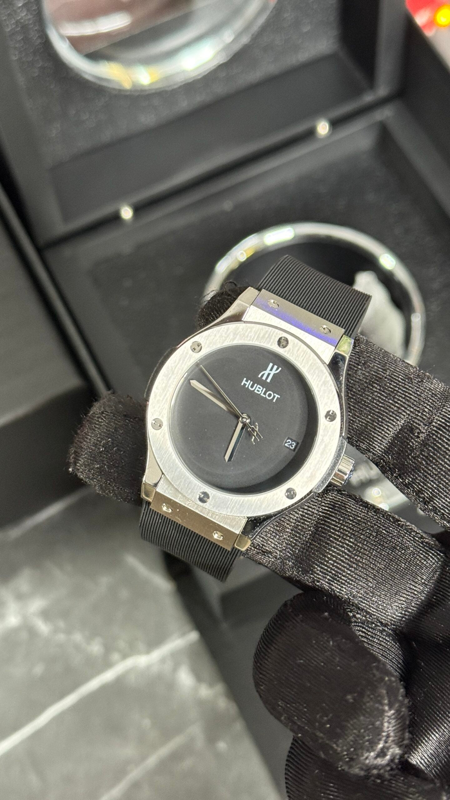 HBLT CLASSIC FUSION (PLATA/NEGRO) 33mm