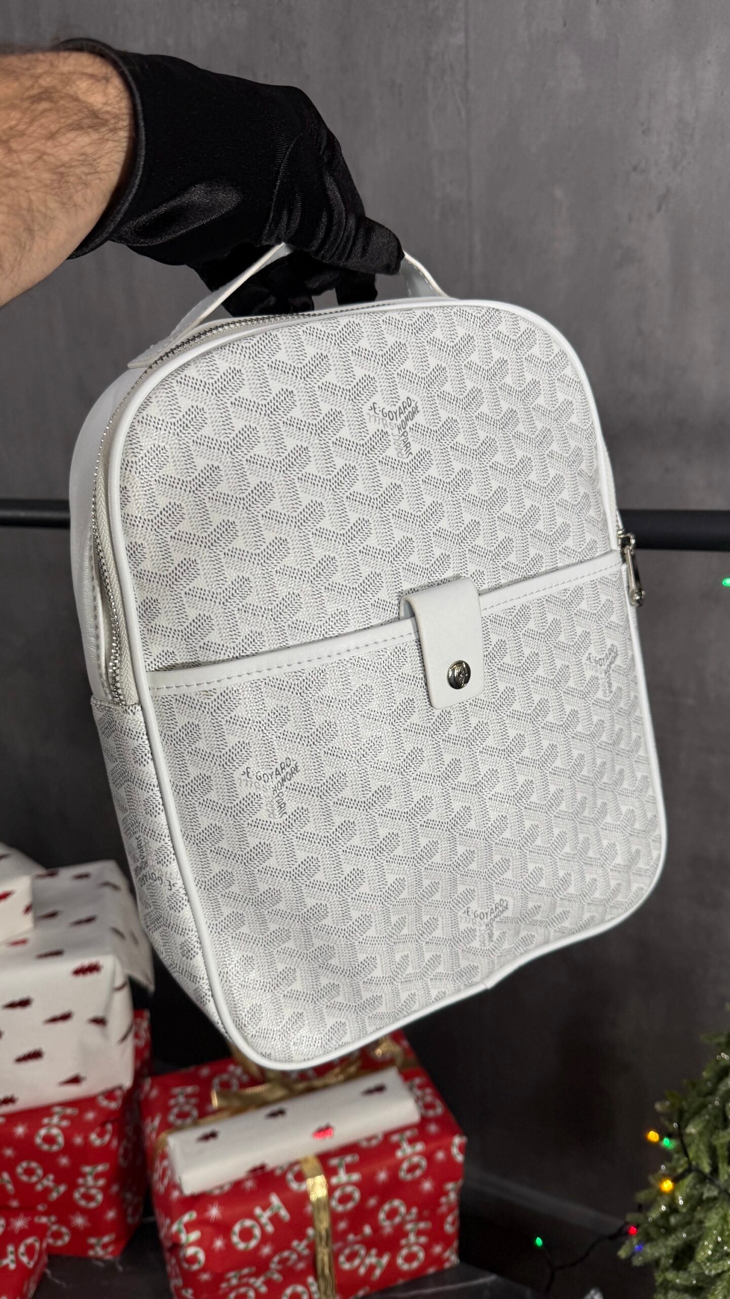 Mochila goy blanca pequeña