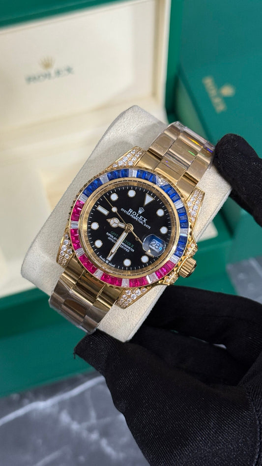 RLX GMT-MASTER II ORO DIAMANTES