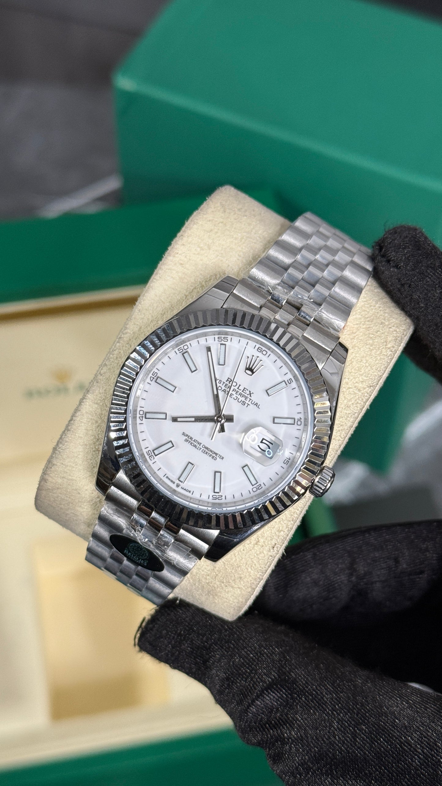 RLX DATEJUST JUBILEE (PLATA/BLANCO) 2025
