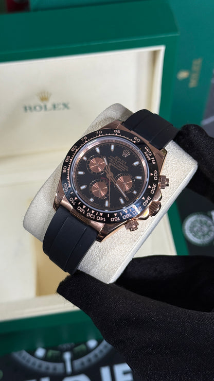 RLX DAYTONA (ORO ROSA/NEGRO) GOMA