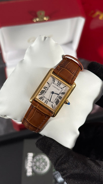 CRT TANK LOUIS (ORO/MARRÓN) 26MM