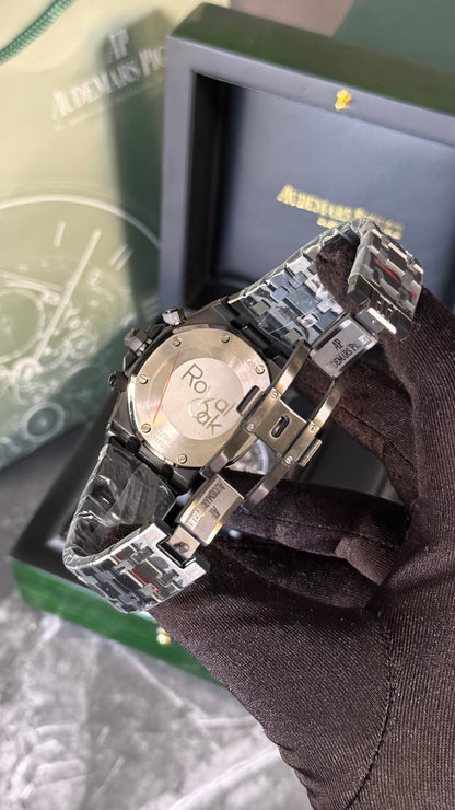 AP ROYAL OAK CRONÓGRAFO (FULL BLACK) x