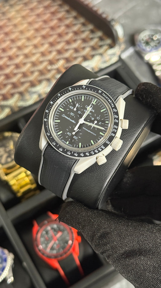 OMG MOONWATCH NEGRO
