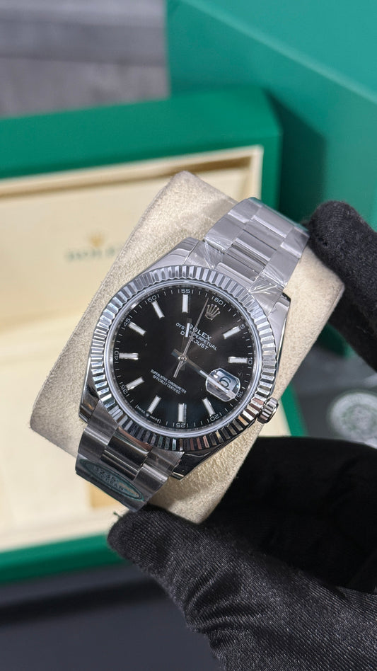 RLX DATEJUST (NEGRO) SUPERCL0N