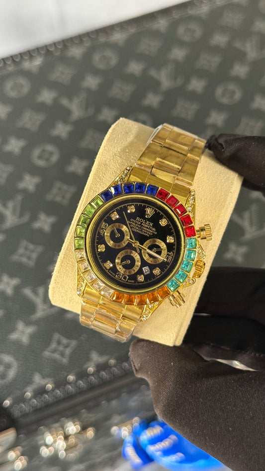 RLX ORO / NEGRO RAINBOW BRIL