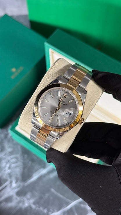 RLX DATEJUST (BICOLOR/GRIS) LISO