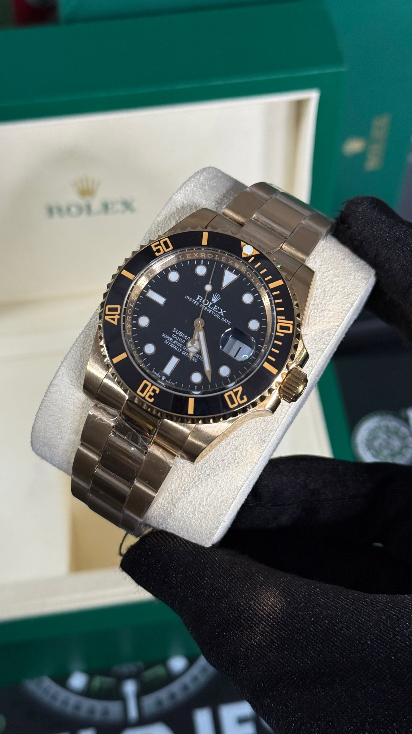 RLX SUBMARINER (ORO/NEGRO)