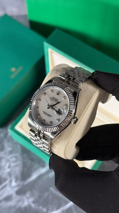 RLX DATEJUST JUBILEE (PLATA/PERLADO) 41mm